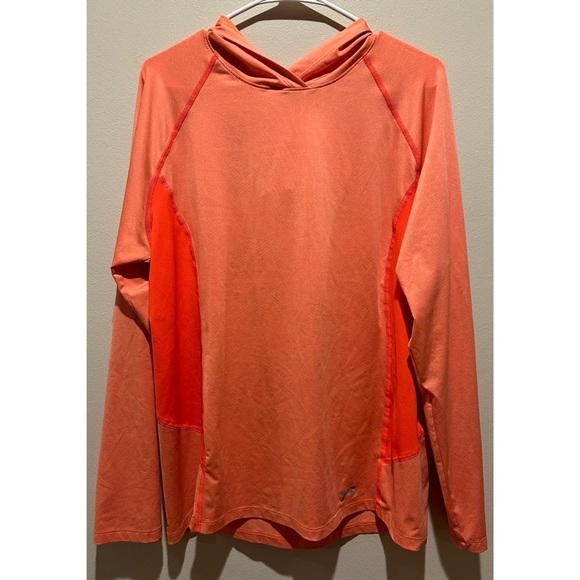 Under Armour Women’s CoolSwitch Trail Hooded Polyester Pullover Size XL - Orange - Picture 1 of 5